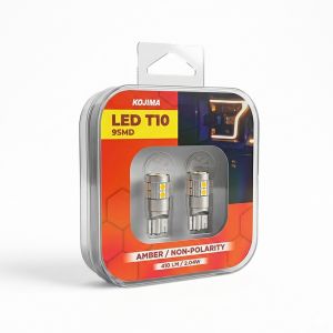 LED T10 9SMD AMBER