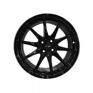 LLANTAS RAYS 4X100 17X7.5" GLOSS BLACK