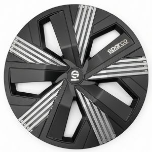 TAPA LLANTA SPARCO ARO 15 SPC1525BKGR-C