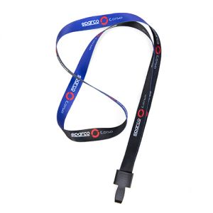 SPARCO LLAVERO NEGRO ROJO SPM105 POLYESTER