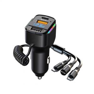 CARGADOR CELULAR K5 USB TIPO C + CABLE TRIPLE