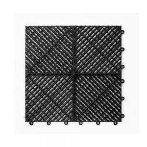 PISO DETAILING 40X40CM NEGRO