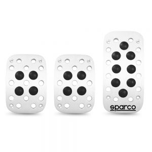 PEDALERA SET SPARCO SPC0409BK MEC AL