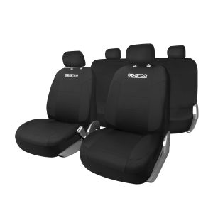 SPARCO CUBRE ASIENTO SPS402BK POLYE NEGRO