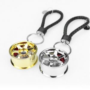 LLAVERO LLANTA + CINTA CUERO